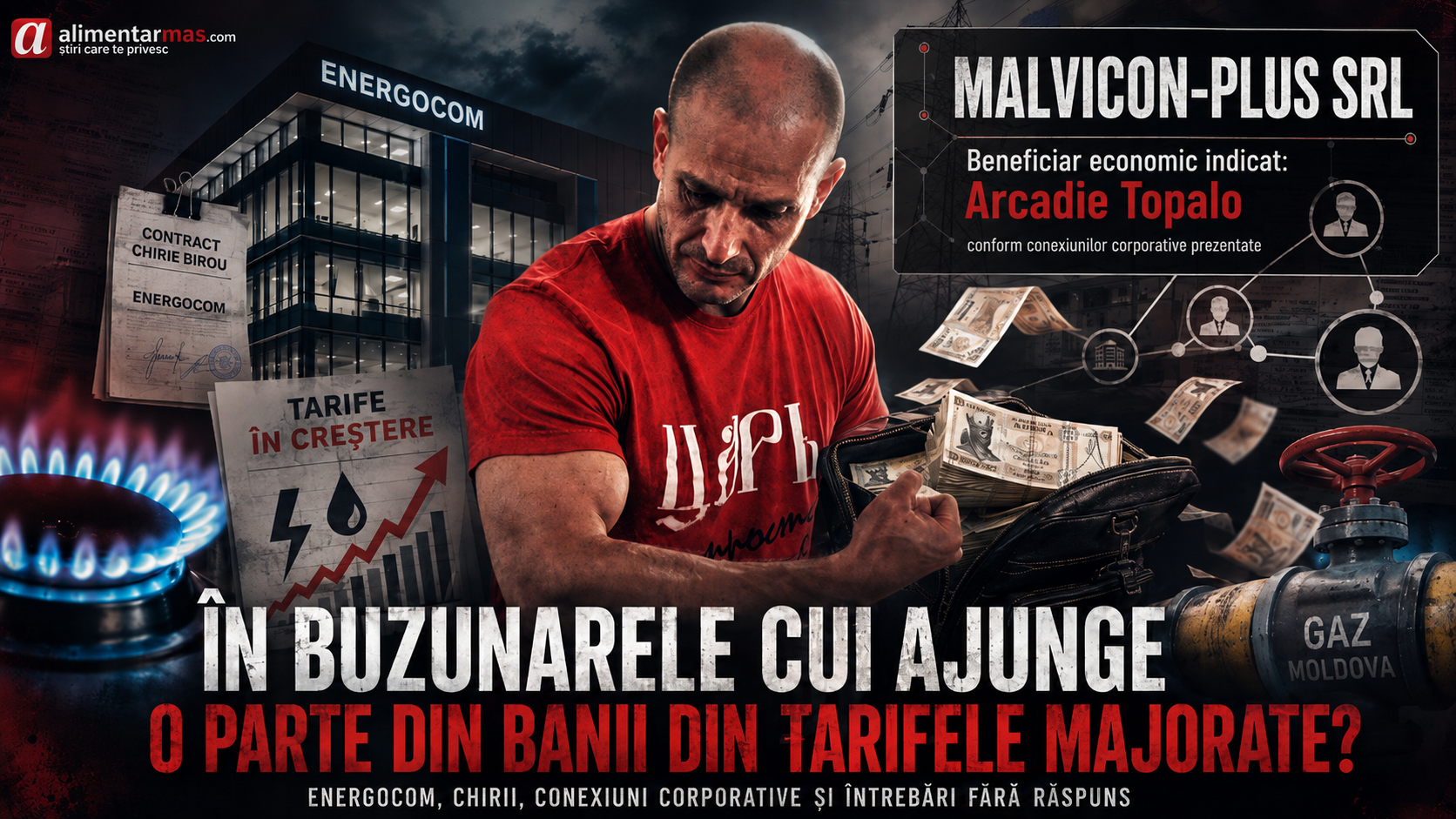 ÎN BUZUNARELE CUI AJUNGE O PARTE DIN BANII PLĂTIȚI PRIN TARIFELE MAJORATE LA GAZ ȘI ENERGIE?